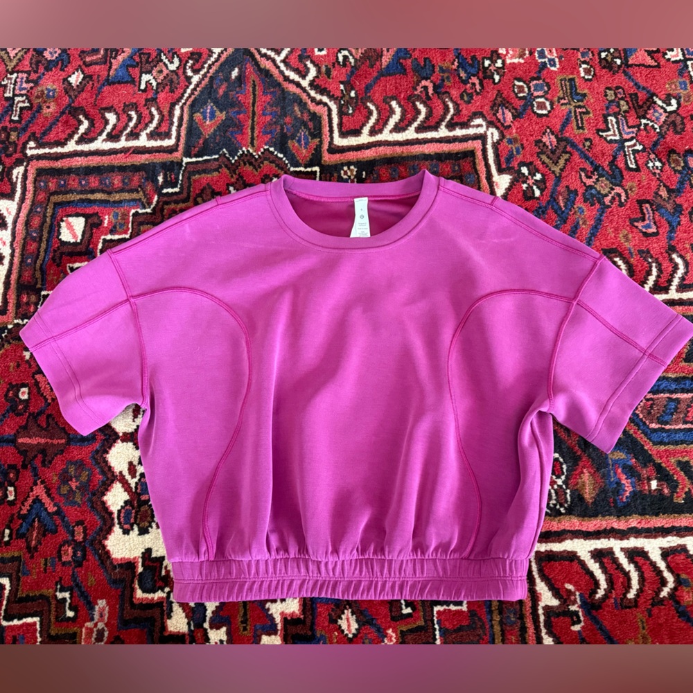 Lululemon Softstreme Gathered T-Shirt Size 6